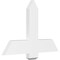 Ekena Millwork Eugene Architectural Grade PVC Gable Bracket, 36"W x 24"H x 2"D x 6"F, 16/12 Pitch GBP036X24X0206EUG00 - alternate 1